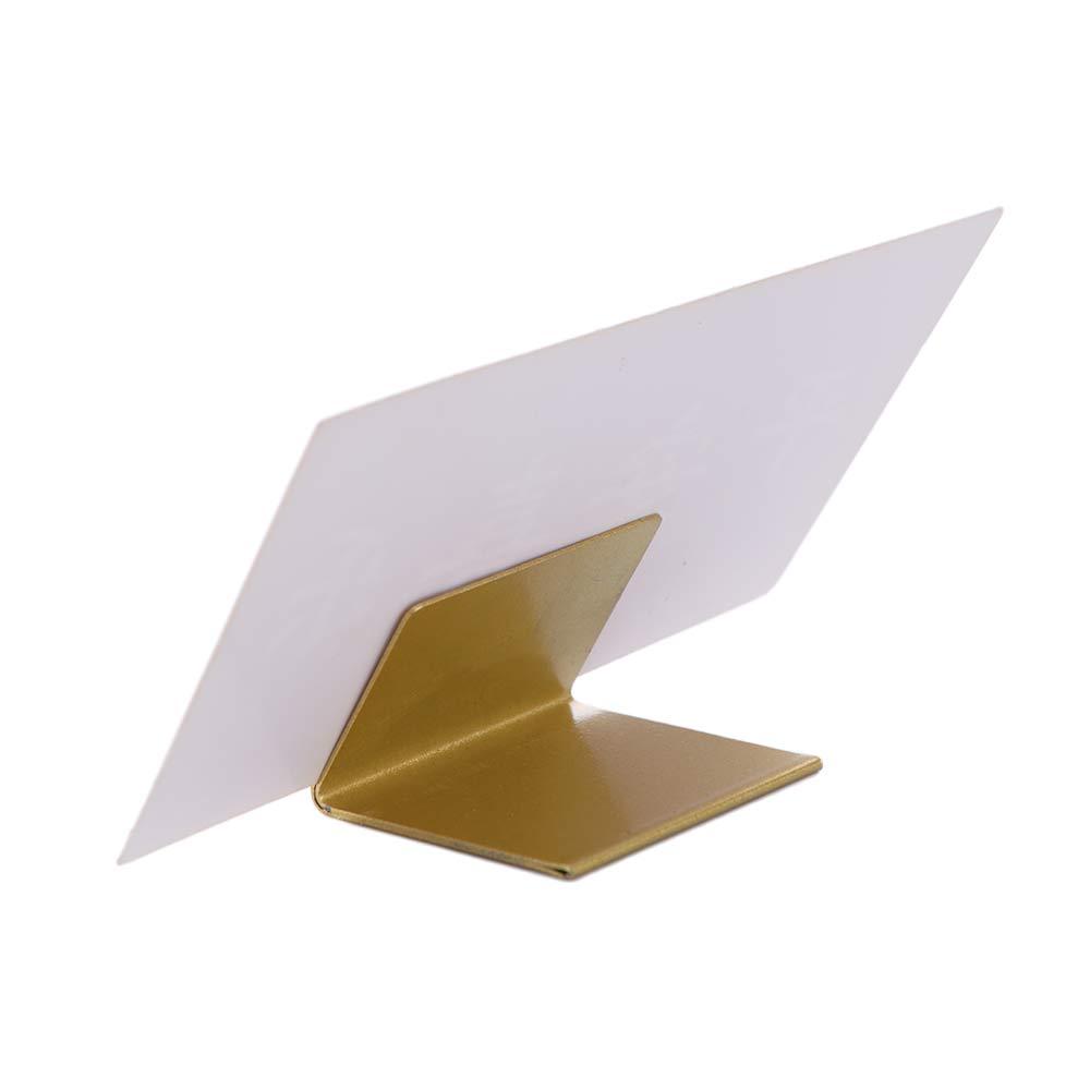 Table Number Gold - Tafelnummerstandaards Metalen naamkaartclipstandaard DIY Gouden plaatskaarthouder