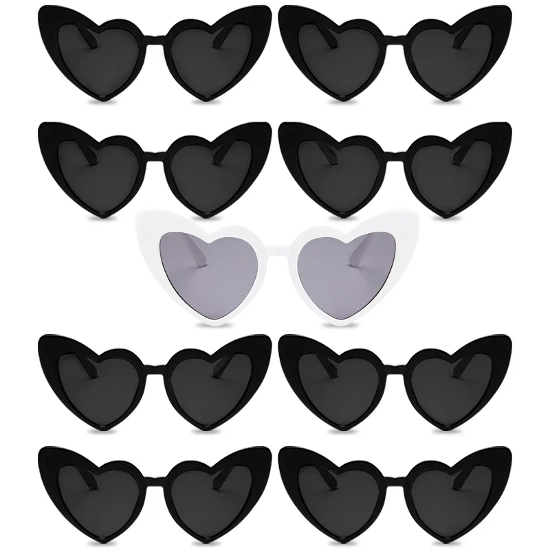Wedding Decoration Supply - Vrijgezellenfeest hartvormige zonnebril bruiloft bruids douche