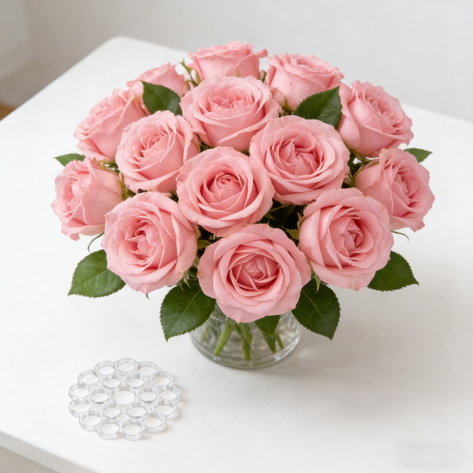 Wedding Support - 2 stuks bloemstukhouder, transparant bloemrooster met