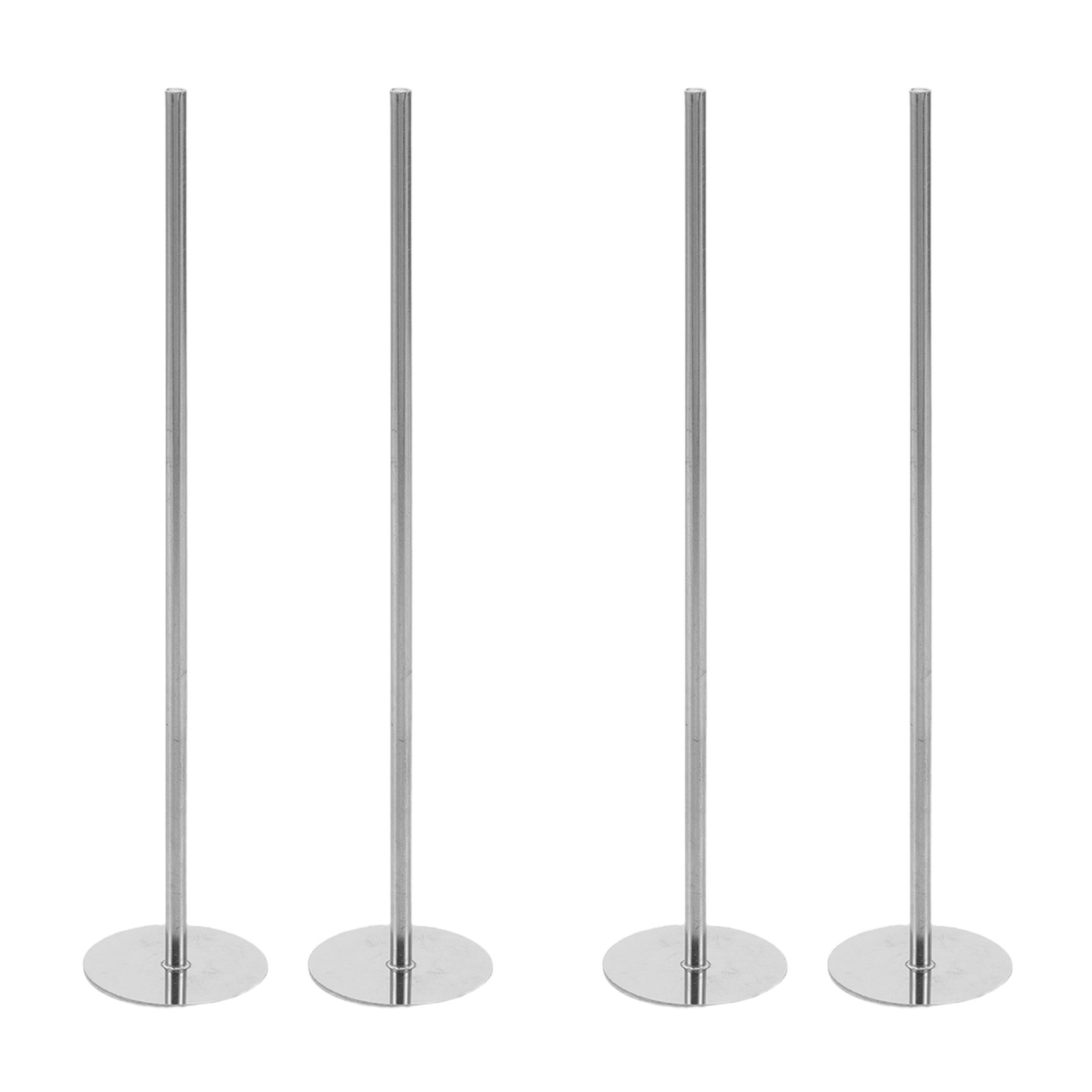 Wedding Support - Roestvrijstalen cakepennen, 4 stuks, verwarmingsstaven, bakspijkers,