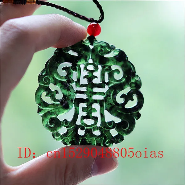 Wedding Yes - Natuurlijke Zwart Groen Chinese Jade Draak
