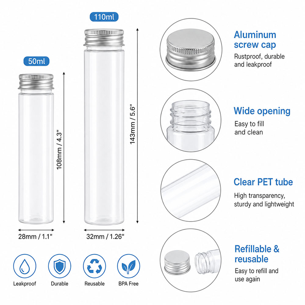 20 Stuks 50 Ml/100 Ml Clear Pl - Wedding Decoration Supply recensie en prijs