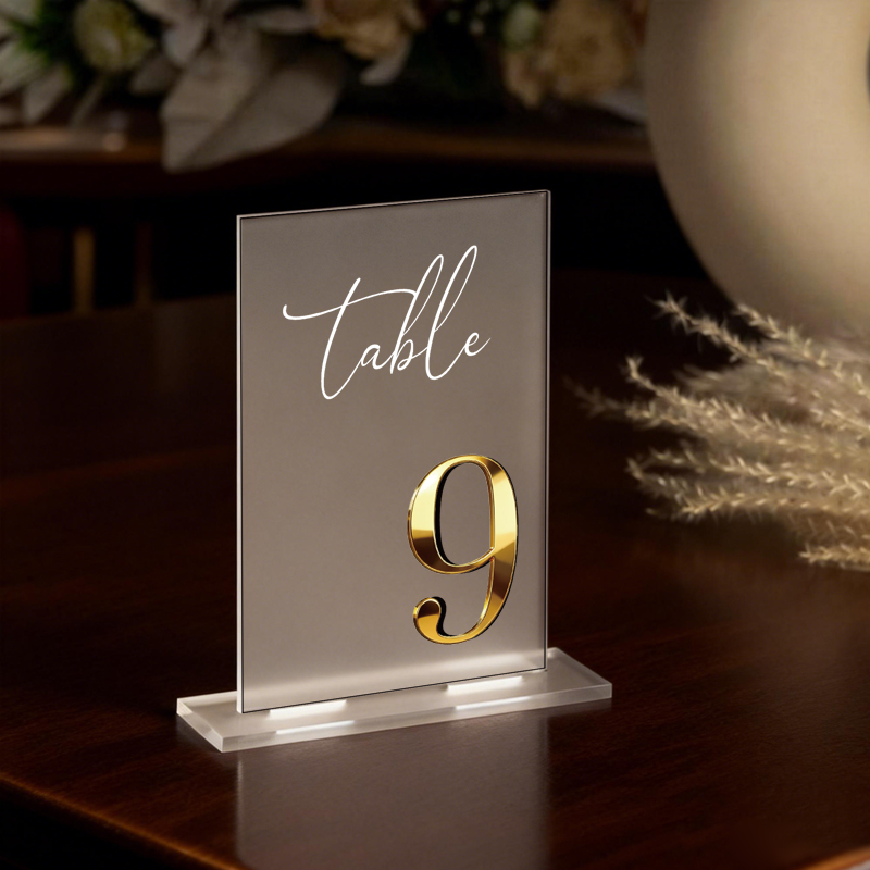 Acryl Tafelnummers Bruiloft Ta - Table Number Gold recensie en prijs