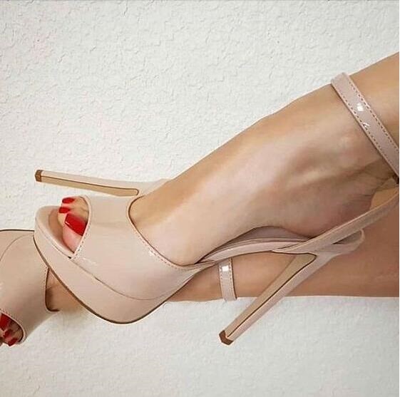 Sexy Zwart Naakt Lakleer Hoge  - Wedding Super recensie en prijs