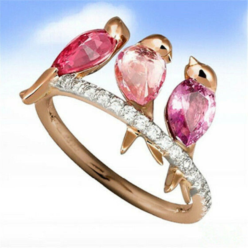 Roze Zirkoon Leuke Vogel Vrouw - Wedding Qq recensie en prijs