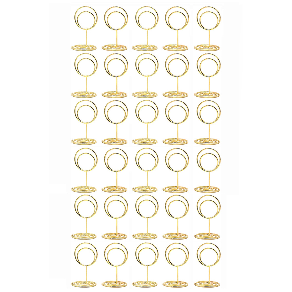 30 stuks ronde tafelkaarthoude - Table Number Gold recensie en prijs