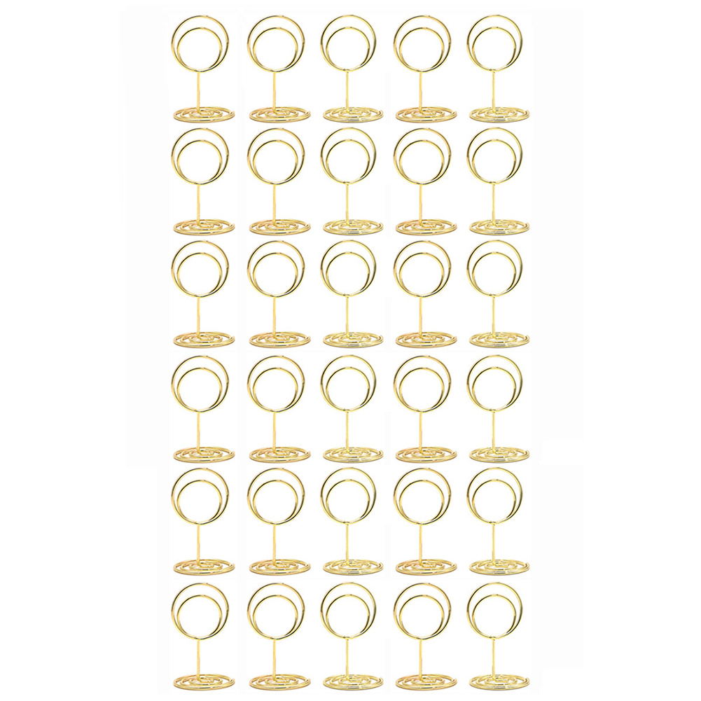 30 stuks ronde tafelkaarthoude - Table Number Gold recensie en prijs
