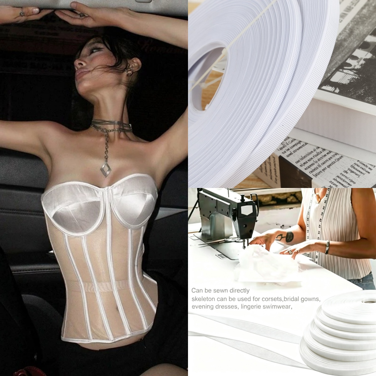 Polyester visgraatband crinoli - Wedding Support recensie en prijs