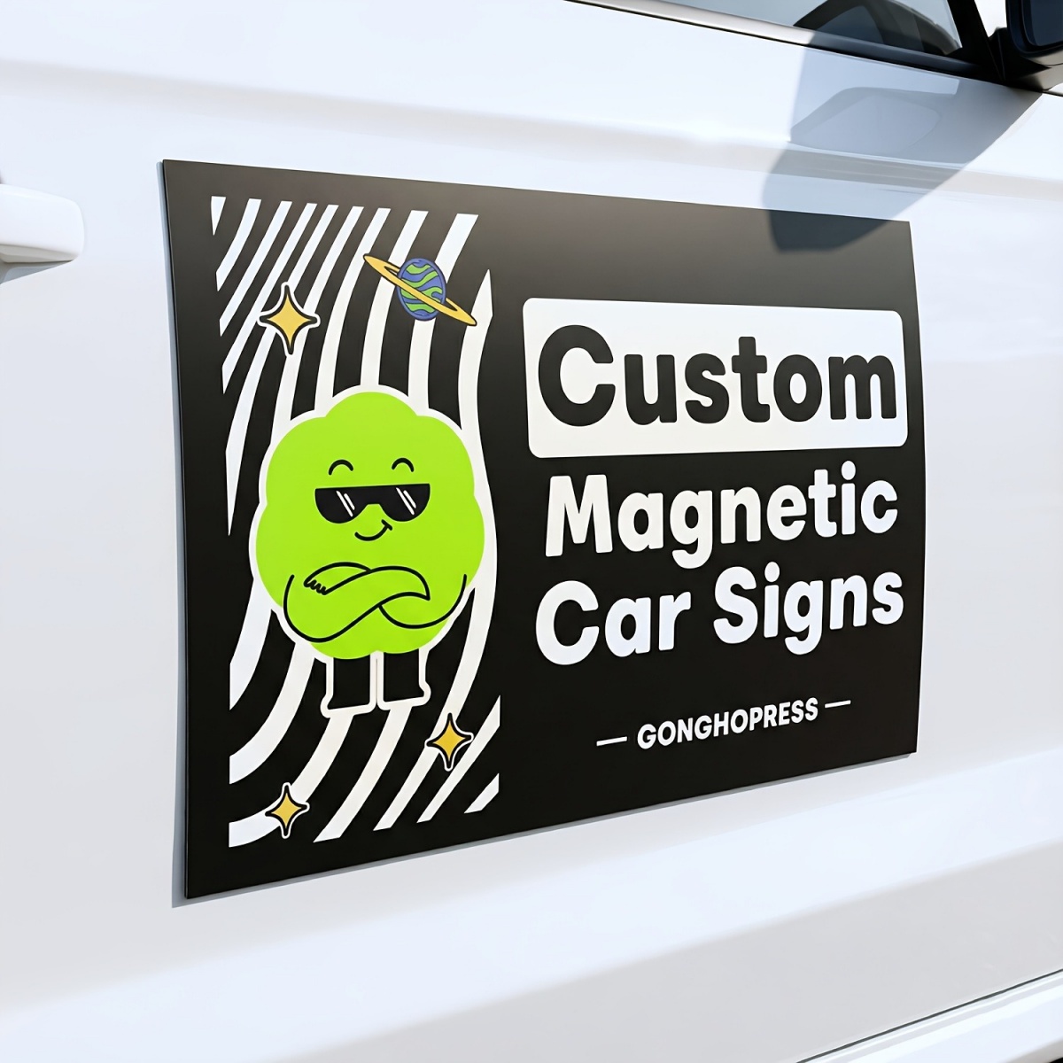 Aanpasbare magnetische autosti - Wedding Support recensie en prijs
