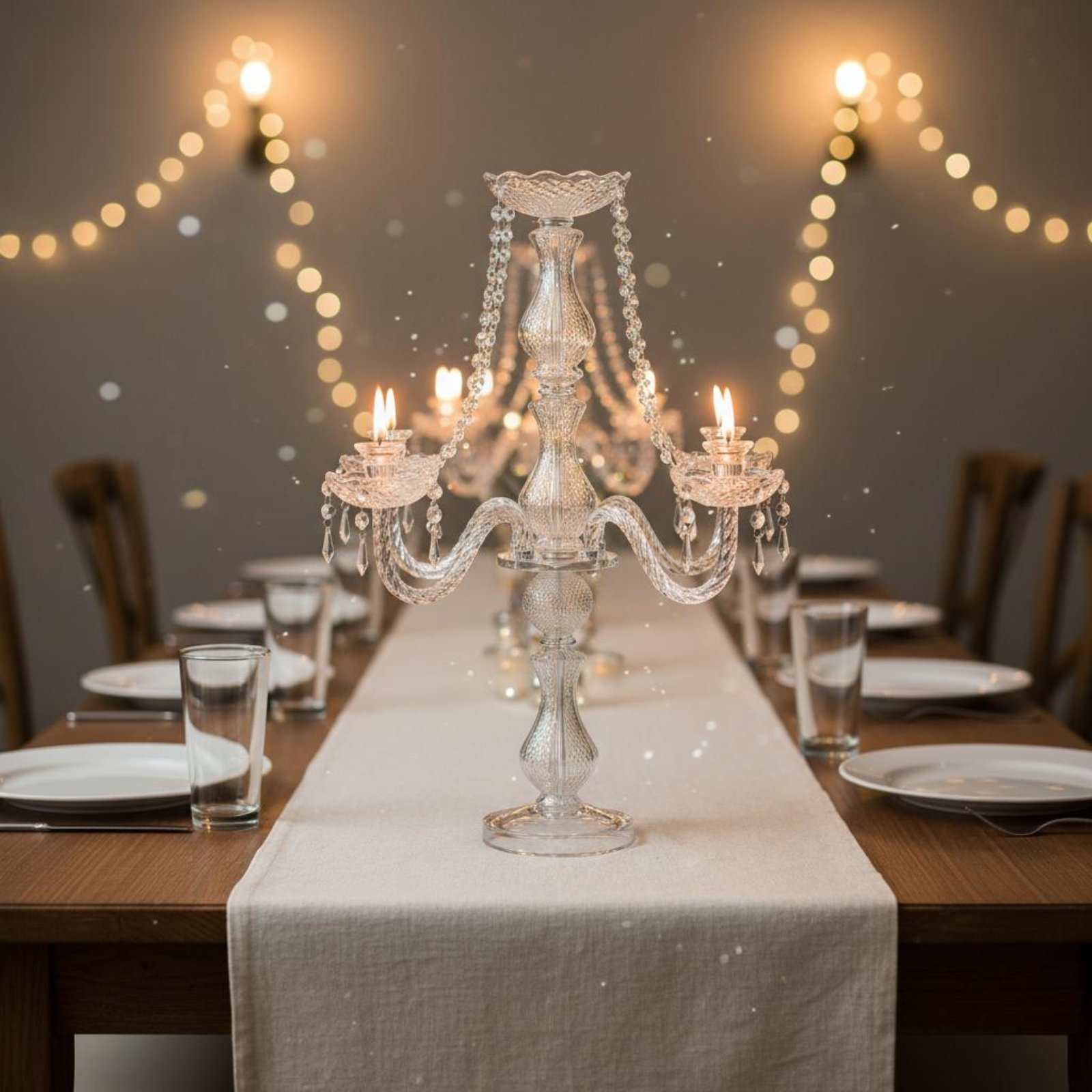 Kristallen kandelaar, elegante - Wedding Decoration Supply recensie en prijs