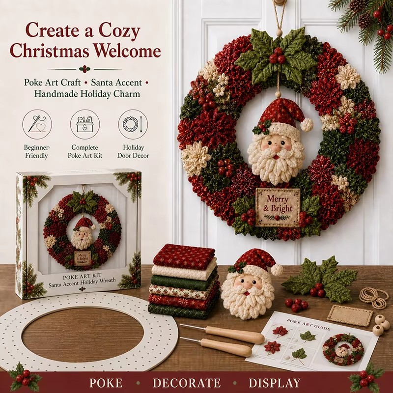 3D Kerst Stof Poke Art Kit, Ke - Wedding Yes recensie en prijs