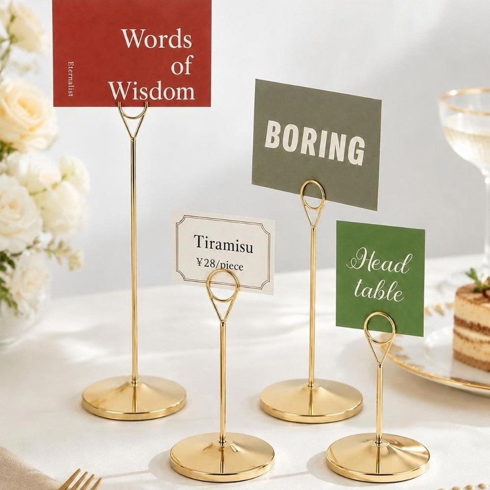 Draagbare metalen tafelnummerh - Table Number Gold recensie en prijs